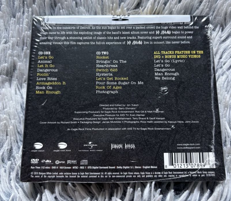 Zestaw 2x Płyt Def Leppard Nowe w Folii