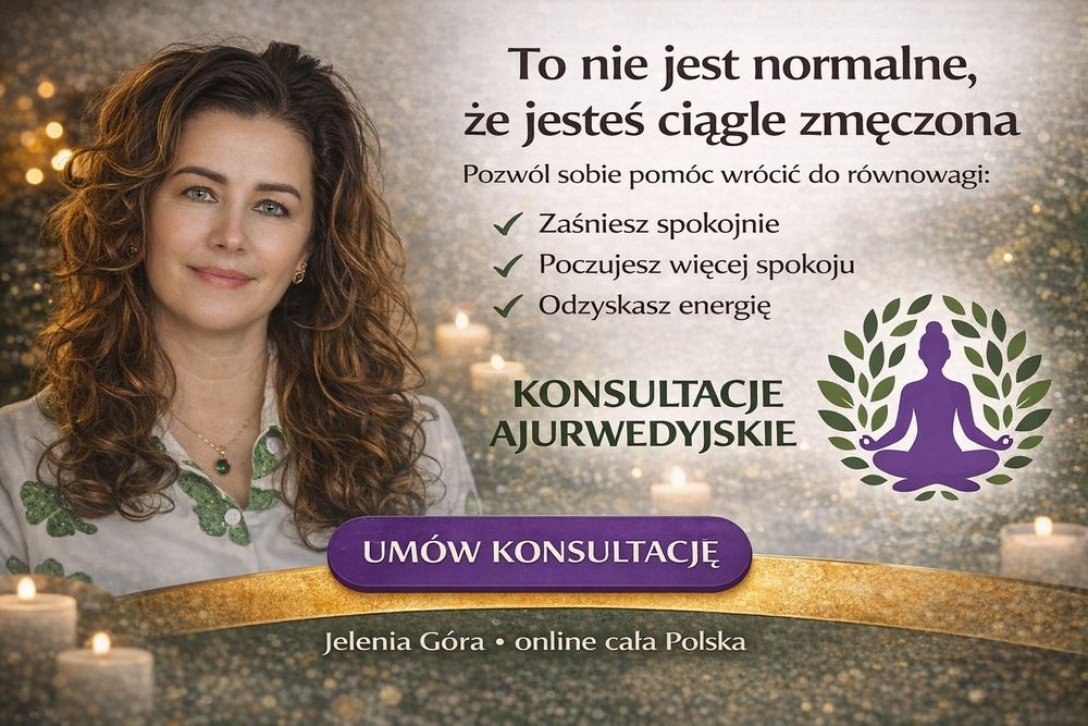 Bezsenność, stres, zmęczenie? Konsultacja ajurwedyjska online