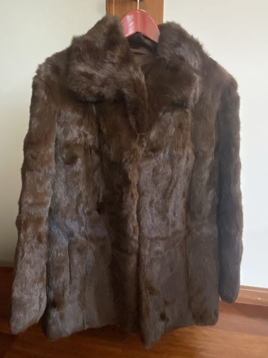 Casaco pelo de coelho