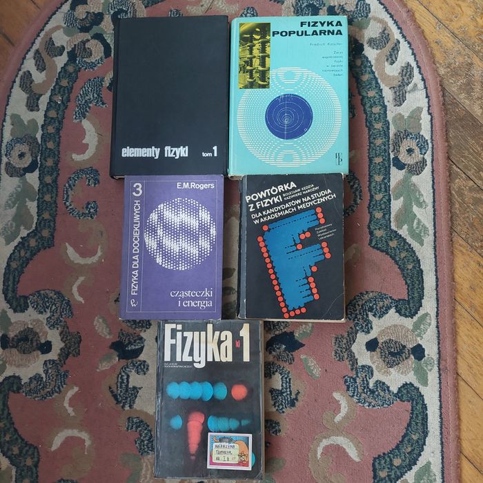 Fizyka książki 5 sztuk