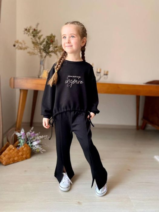 Komplet z wiskozy dla dziewczynki 110-164