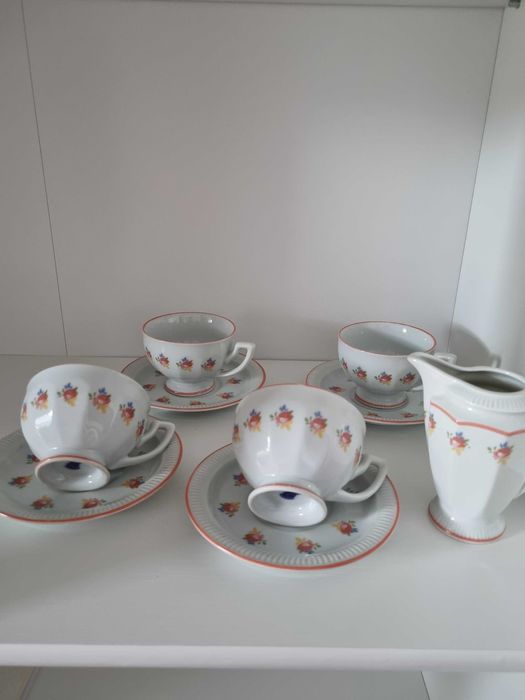Porcelanowy Serwis do Kawy