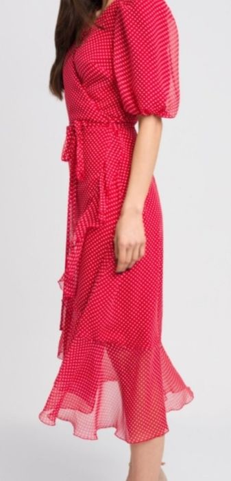 Swing czerwona sukienka