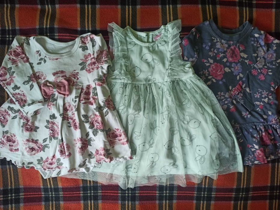 Paka ubranek 86 dla dziewczynki