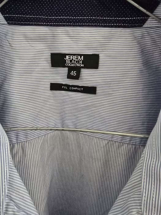 Camisa azul  com riscas Jerem 45
