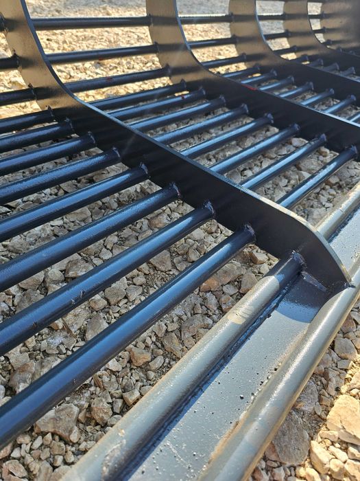 Łyżka ażurowa przesiewowa do tura do ziemniaków kamieni buraków DOWÓZ