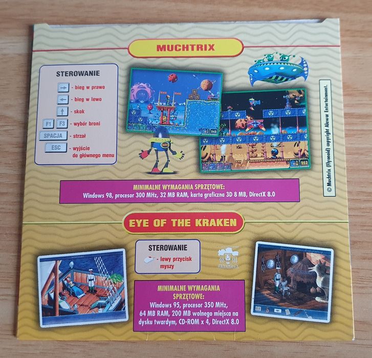 Gry Muchtrix i Eve of the Kraken PC