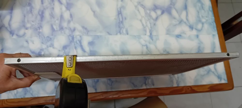 Grelha/filtro anti-gordura para exaustor