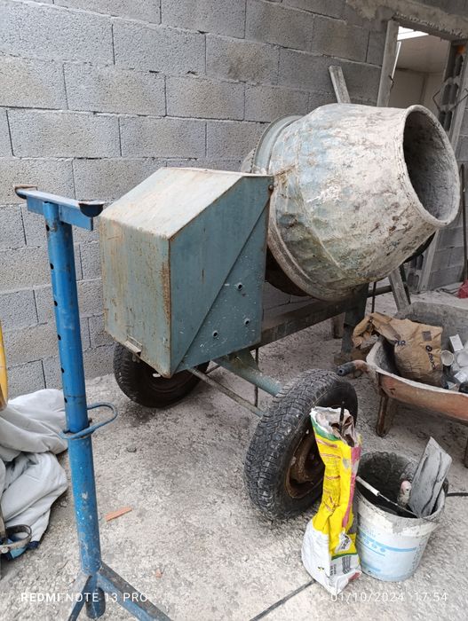 Batoneira a trabalhar bem