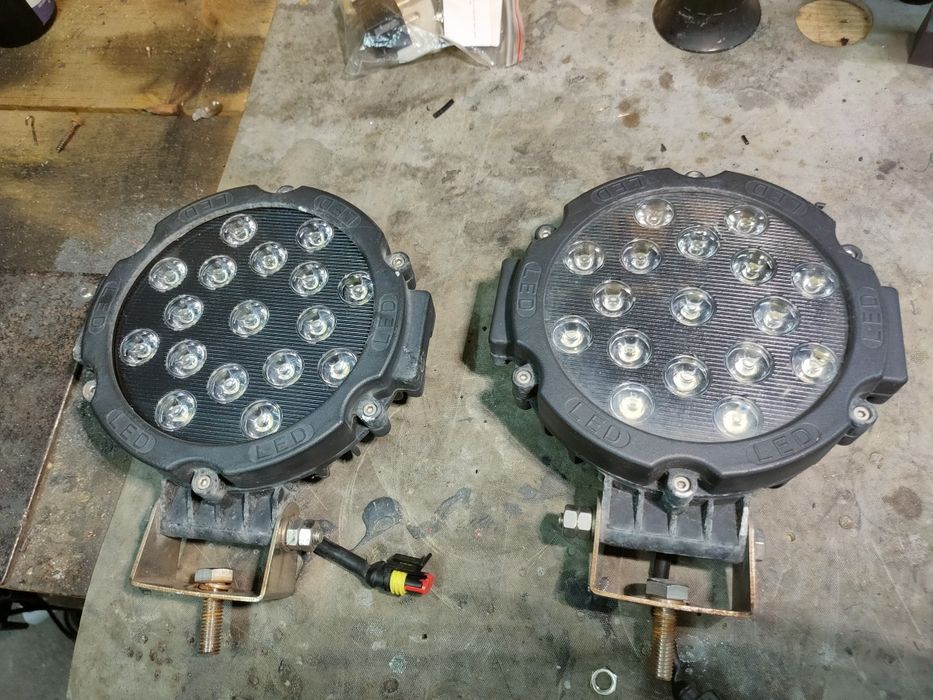 Faróis led off road