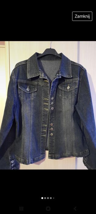 Katana dzinsowa czarna XL/ XXL