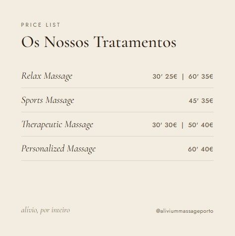 Massagem ao Domicílio
