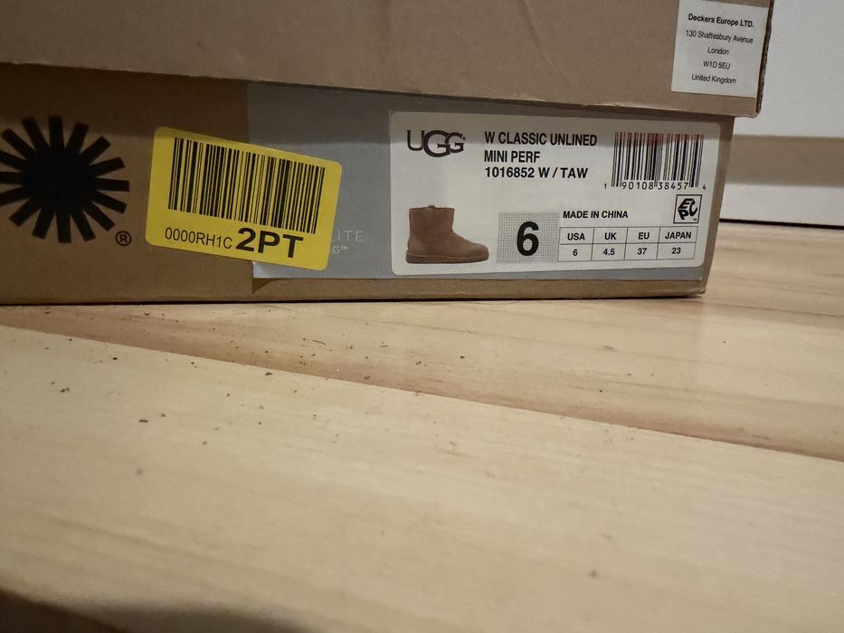 UGG rozmiar 37 azurowe
