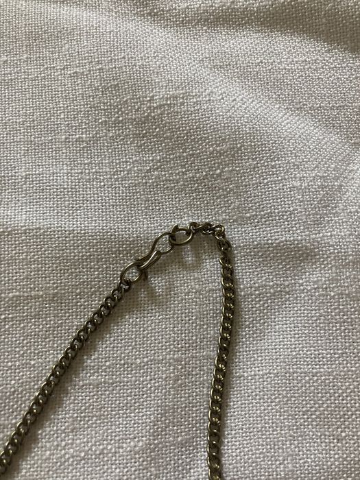 Naszyjnik agaty w metalowej oprawie vintage boho
