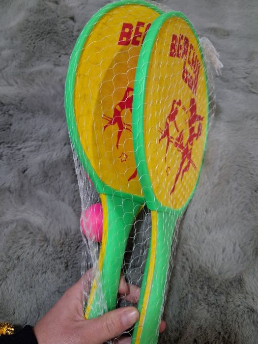 Raquetes para praia vom duas funções