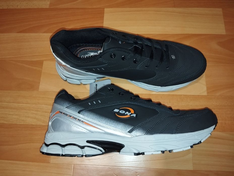 Спортивные мужские кроссовки бона BONA Нубук Размер 46 стелька 30 см