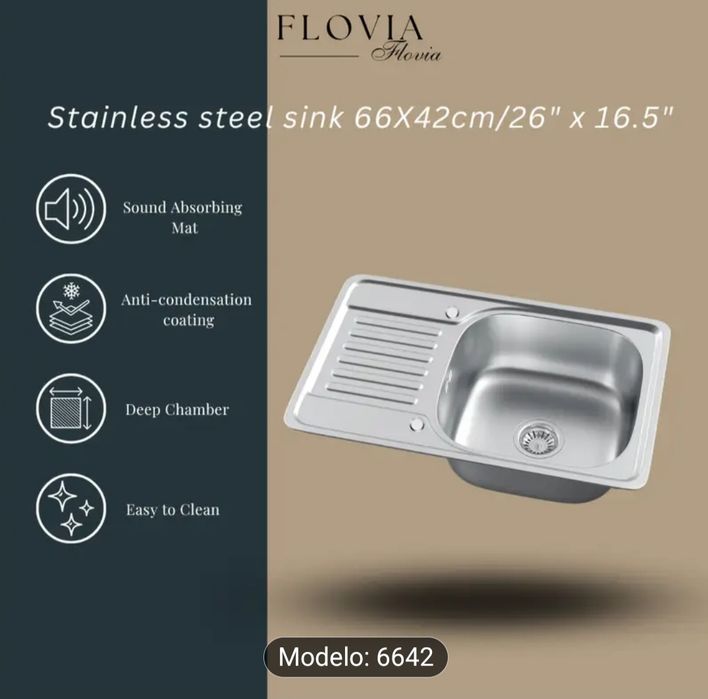 Lava louça inox novo em caixa