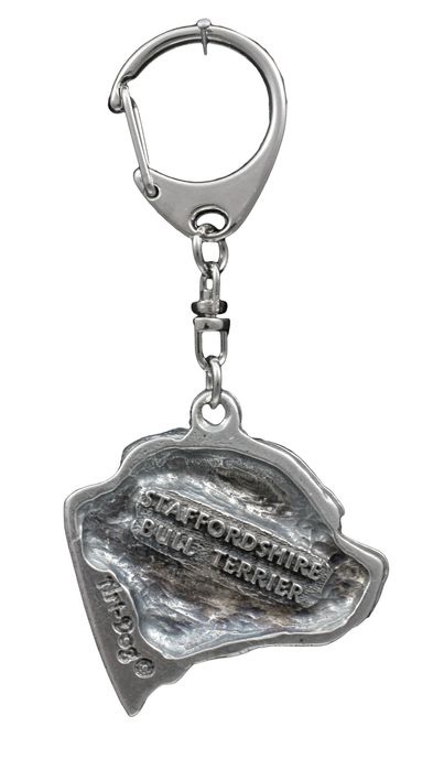 Staffordshire Bull Terrier brelok posrebrzany Art-Dog