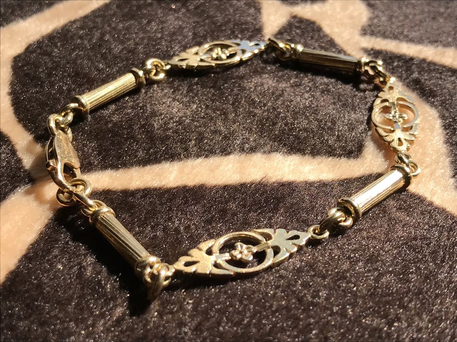 Pulseira em ouro Portugues 19,2 com 12gr peso