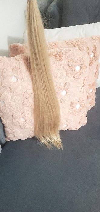 Sprzedam wlosy rosyjskie blond 90g