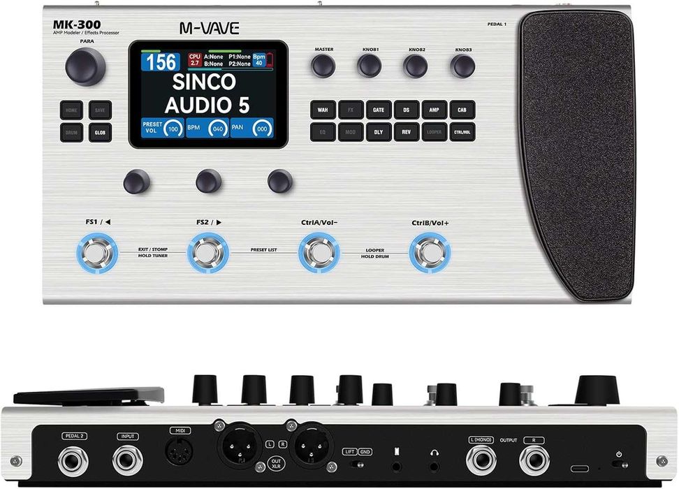 Multiefekt gitarowy M-vave mk300 update info cena mikołajowa