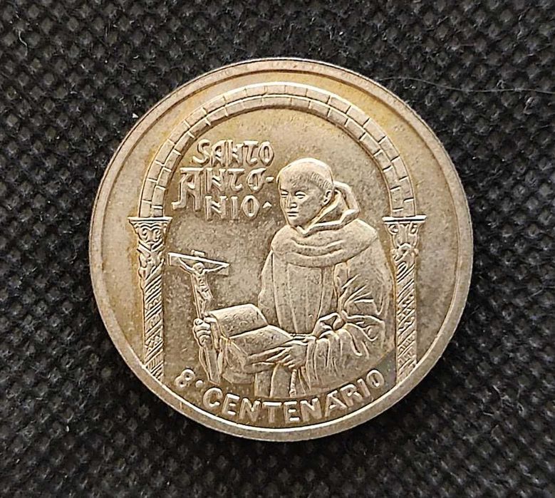 Moeda em prata de 500 Escudos 8.º Centenário Santo António
