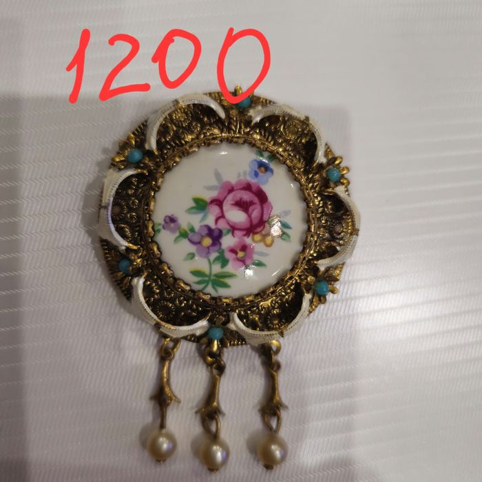 винтаж  брошь брошка фінівтеві прикраси