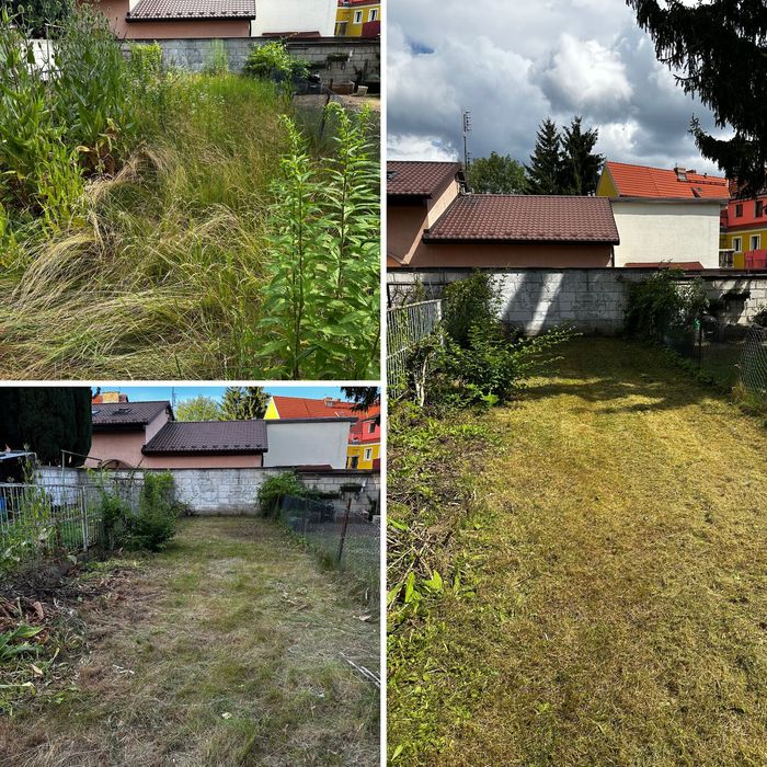 Koszenie trawy, usługi ogrodnicze