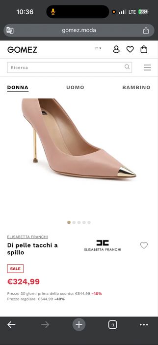 Туфлі жіночі  Elisabetta Franchi