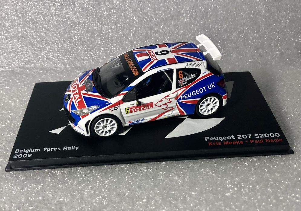 Miniaturas de carros de rali rally wrc