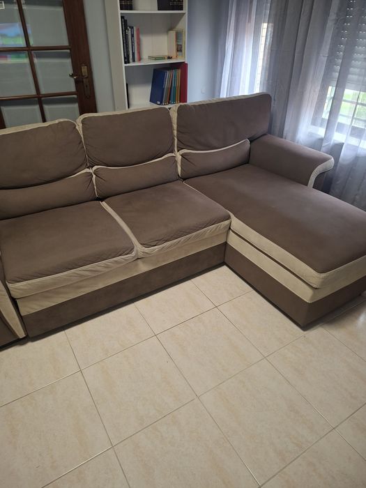 Vendo sofá chaise-long