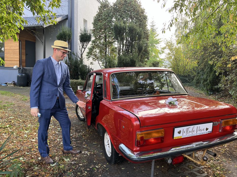 FIAT 125p Klasyk na ŚLUB Duży Fiat