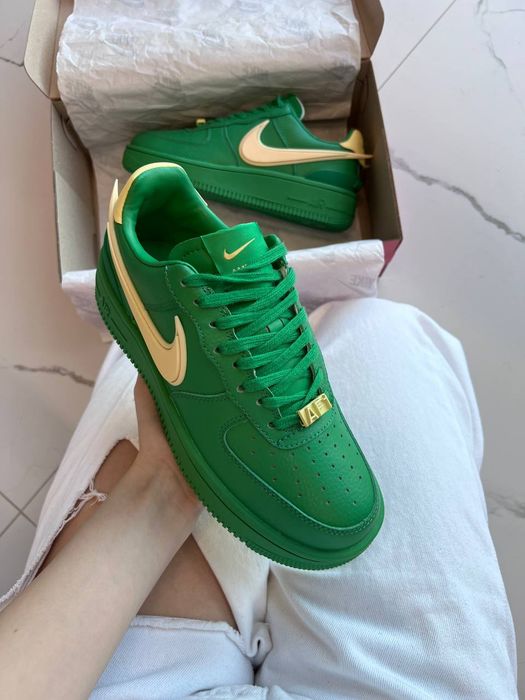 Кросівки Кроссовки Nike Air Force 1 Low x Ambush Pine Green Зелёный Зелений Кросовки демісезон