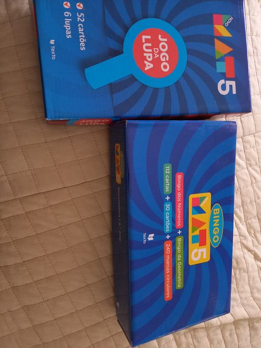 Jogos de matemática MAT 5 para o 5 ano da Texto Editora