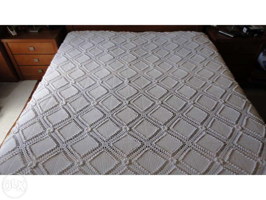 White Crochet Bedspread64750928148483121