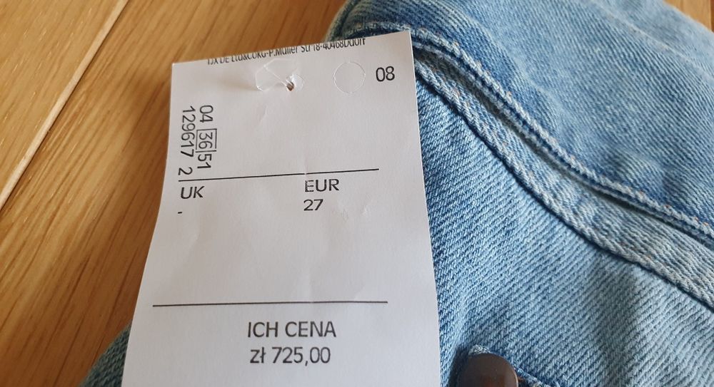 Polo Ralph Lauren - nowa spódniczka mini - jeans- roz. 27