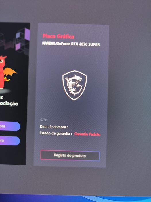 MSI RTX 4070 SUPER Gaming x Slim – Como Nova – Garantia – Nunca Minero