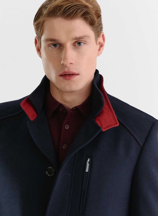 płaszcz wełniany Pako Lorente XL slim 54/180-190 płaszcz Pako Lorente