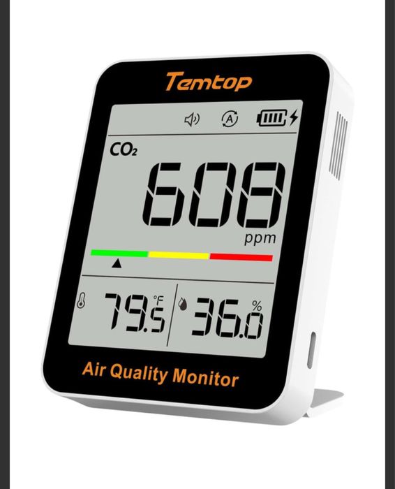 Temtop c1 - термометр, гігросетр, со2, вимірювання якості повітря