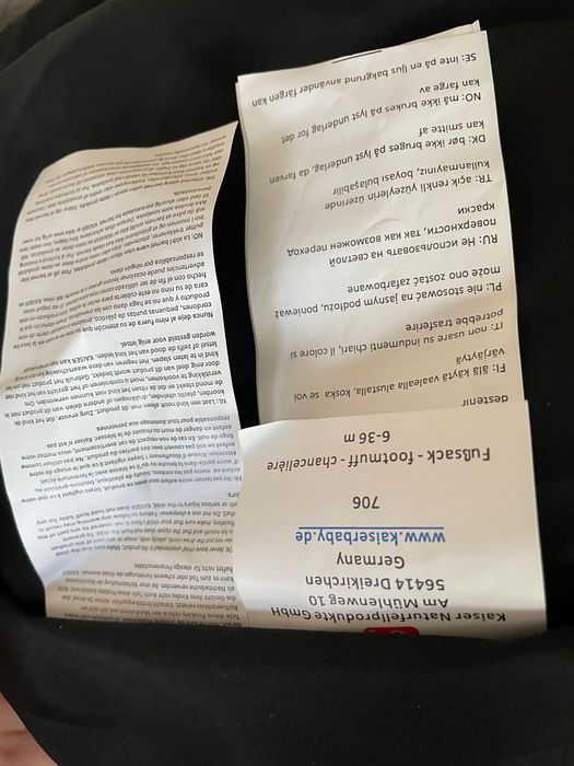 śpiworek do wózka kaiser thermo aktion czarny