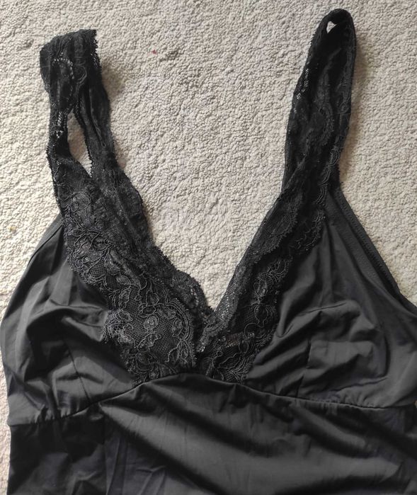 Intimissimi koszulka nocna S elegancka z koronką używana, stan b.dobry