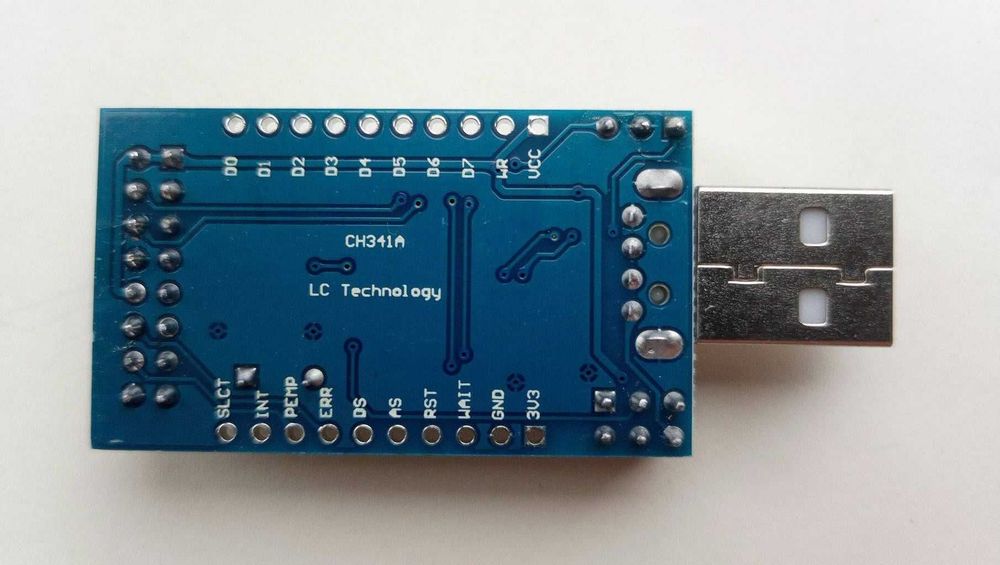Конвертер USB CH-341A - UART / SPI / I2C питание и уровни 3,3 или 5 V