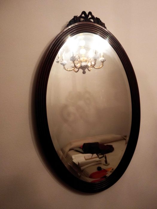 Espelho antigo oval  D. Maria