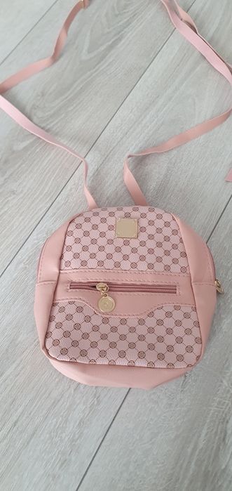 Torba plecak pudrowy róż