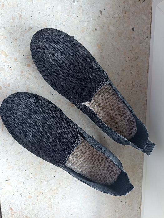 Czarne letnie buty damskie