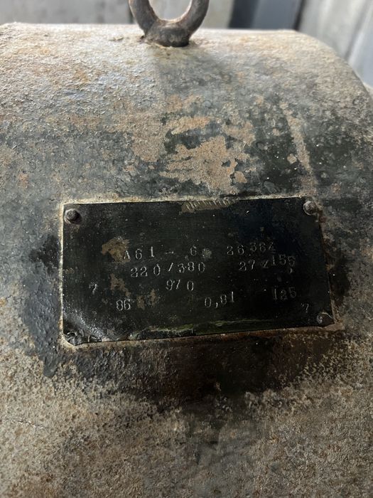 Електричний двигун 7кВт, 970об.