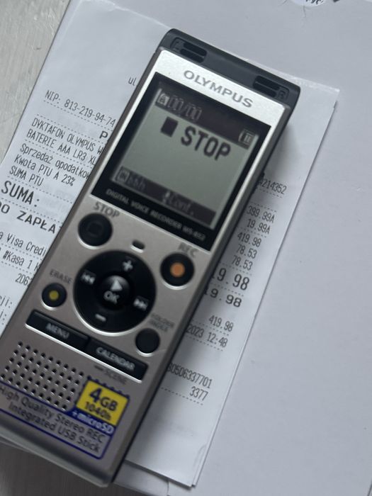 Dyktafon OLYMPUS WS - 852
