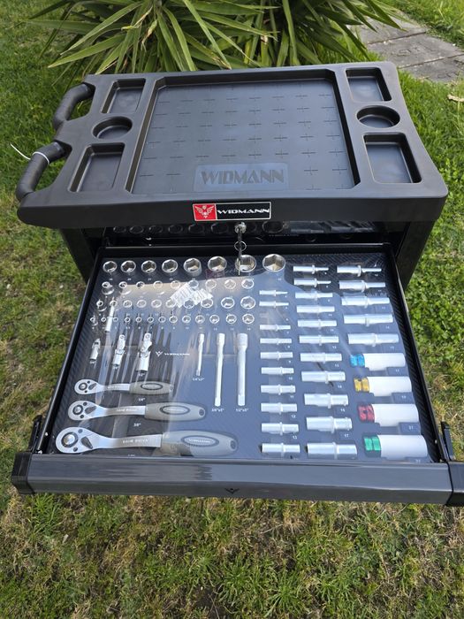 Carrinho de ferramentas 7 gavetas 6 completas novo e