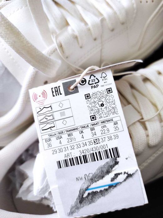 Кросівки Zara Зара 35-36 розмір