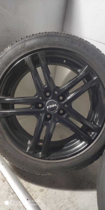 Koła 225/50R17 FULDA 5x112 RIAL zimowe alusy 17 4szt czarne jak NOWE